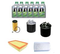 AOQ -KIT TAGLIANDO +6LT OLIO MOBIL 1 SP5W30 PER MERCEDES B(W245) CLASSE A (W169)