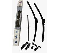 AOQ - Spazzole tergicristallo anteriori e posteriore set da 3 compatibile con KIA RIO 5 porte dal 04/17