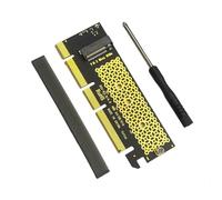 AoQhir Scheda di prova PCIe 5.0 4.0 Riser PCIe X16 X8 X1 Adattatore di estensione per protezione dello slot della scheda madre Test per aumentare l'altezza della scheda (scheda PCIE4.0 4X8X16X)