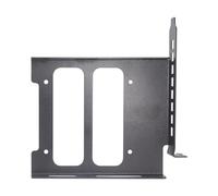 AoQhir Staffa di montaggio per PC Case PCI Slot Hard Disk, Supporto di espansione SSD HDD da 2,5"/3,5" per desktop Tower - Staffa PCI in metallo, nero (altezza completa per 3,5 pollici)
