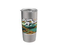 Aoraki Mount Cook Vacanza in Nuova Zelanda Vintage Alpi meridionali Bicchiere termico in acciaio inox doppia parete