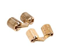 Aoresac 10, 12, 14, 16 Mm 4 Pcs Porta Mobile in Rame Pesante Carnticella a Barile Nascosta per il Progetto Fai -da -te per Pazzi da Lavoro, Angolo di Apertura di 180 ° di Design Unico, (10 mm)