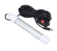 Aoresac 16W AC12-36V 1300lm LED a LED Finda di Esca per la Pesca Notturna, Luce Sottomarina con 144 LED per L'acquario del Serbatoio di Pesce, Luce di Pesca per (Luce Verde)
