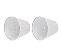 Aoresac 2PCS ClipOn Tessuto Paralume Copertura per Lampadine a Candela E14 - Diffusore di Luce Morbida 9.2x14.2x13cm (PT09)