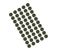 Aoresac 50 perline in silicone morbido per pesca alla carpa, diametro 6 mm, foro da 1 mm per filo