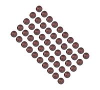 Aoresac 50 perline in silicone morbido per pesca alla carpa, diametro 6 mm, foro da 1 mm per filo