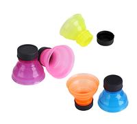 Aoresac 6 Tappi per Bottiglie Riutilizzabili a Scatto per Lattine Pop, Coperchio per Bottiglia per Partner di Viaggio, a Prova di Fuoriuscite, a Prova di Insetti, Disponibile in Vari