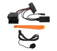 Aoresac Adattatore AUX 5.0 per CD30 CDC40 CD70 DVD90, modulo microfono vivavoce per Agila Corsa Zafira Meriva Car Stereo Music Streaming