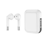 Aoresac Auricolari Wireless Auricolari Senza Fili BT 5.3 Suono Ad Alta fedeltà AAC Stereo Misura Comoda Lunga Durata della Batteria con Custodia di Ricarica (Bianco)