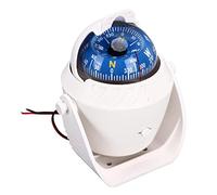 Aoresac Barca marina con luce notturna, regolazione magnetica della declinazione, supporto per cruscotto per auto, yacht, , navi, roulotte, aiuto per la navigazione