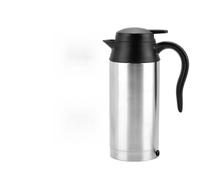 Aoresac Bollitore per Auto da Viaggio, Bottiglia per Scaldabagno Elettrico Portatile con Spegnimento Automatico da 750 Ml in Acciaio Inossidabile da 24 V con Manico in PP per Bere tè e