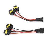 Aoresac Cablaggio Splitter H11 H8, Kit di Conversione Proiettore Quad per Faro Doppio Fascio, Adattatore Universale per Fendinebbia per Auto, Cablaggio Splitter Fendinebbia con