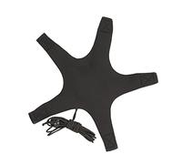 Aoresac Cintura per allenamento di calcio per bambini e adulti, regolabile, elastica, per esercitarsi nel calcio, per controllare la palla, cinturino in nylon nero con chiusura a gancio