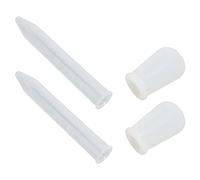 Aoresac Confezione da 2 contagocce liquidi in silicone da 5 ml con scala incisa, pipetta portatile per oli essenziali, coloranti alimentari, colla, gioielli fai da te ed esperimenti scientifici