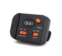 Aoresac Contatore Digitale da Pesca, Rilevatore di profondità del Filo con Professionale, Contafilo 99 M per la Pesca Notturna con Materiale ABS, Colore, Adatto per Diametro Asta