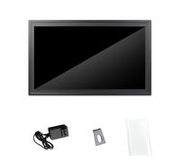 Aoresac Cornice digitale WiFi da 15,4 pollici Cornice per foto intelligente Touchscreen Immagine 1920 X 10 punti Touch App Control Rotazione automatica Multi User Sharing Slide Show Alarm (spina USA)