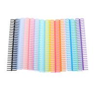 Aoresac Dorsi in plastica per rilegatura, 14 pezzi, per organizer per | Anelli raccoglitori in materiale PP, rapporti, manuali, calendari, 30, 26, 20 formati di perforazione
