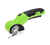 Aoresac Forbici Elettriche Senza Fili 3,6 V Taglierina Circolare per Tessuti con Aletta e Blocco di Sicurezza e Luce LED per Taglio di Tappeti in Pelle, Batteria a Lunga Durata, Design Leggero