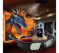 Aoresac GL410 Occhiali 3D per Proiettore Full HD Active DLP Link con Optama DLP Link Proiettori, Occhiali 3D HD, Occhiali 3D, Occhiali 3D HD