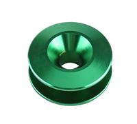 Aoresac Kit Rondella Paraurti in Lega di Alluminio con Chiusura Rapida, per Paraurti Anteriore e Posteriore, Coperchi del Bagagliaio, Vano Motore (Verde)