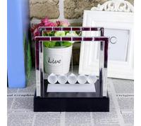 Aoresac LED Illuminano Newton Science Swing Ball Balance Giocattoli da Scrivania, Perline Luminose Ottimo Arredamento per Ufficio e Casa, Migliora il Temperamento e la nobiltà (1)