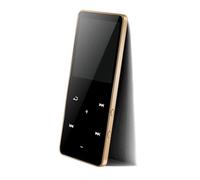 Aoresac Lettore MP3 con Memoria da 16 GB, Chip BT per Connessione Veloce, Lettore Digitale Alla Moda per Amanti delle Canzoni, Incorporato in Alto Altoparlanti Chiari (8g)