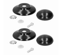 Aoresac Manopola universale per coperchio, resistente alle alte temperature, adatta per una varietà di coperchi di pentole, facile installazione con guarnizione in gomma e guarnizione in metallo e