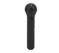 Aoresac Microfono finto per bambini, simulazione microfono in plastica per karaoke, gioco teatrale, microfono giocattolo nero per feste di compleanno, servizi fotografici, pratica del discorso
