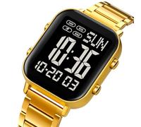 Aoresac Orologio Digitale per Uomo Donna Orologi da Polso Impermeabili 30M con Retroilluminazione, Cronometro 1/100 di Secondo, Sveglia, Timer per il Conto Alla Rovescia, Doppio Fuso (Nera)