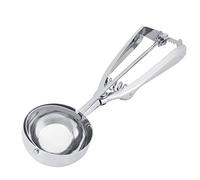 Aoresac Paletta per Gelato in Acciaio Inossidabile, Facile da Pulire, Design con Impugnatura Ergonomica per il Massimo Comfort, Versatile, Opzioni da 4 Cm per la Casa e 6 Cm per (6 cm)