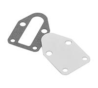 Aoresac Piastra Pompa Carburante in Acciaio Inossidabile di Alta qualità con Guarnizione, Adatta per Motori SB 283 305 327 350 383 400, Realizzata in Lamiera D'acciaio Spessa e