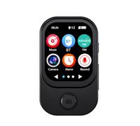 Aoresac Player Mp3 Portatile con Fotocamera in Metallo Touchscreen da 2,01 Pollici Incorporato, Touchscreen Completo, Suono Hi Fi, Fotocamera Ad Alta Risoluzione, Lettore Musicale di (16 GB)