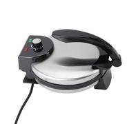 Aoresac Pressa elettrica per omelette, 25,4 cm, controllo della temperatura, macchina per preparare roti antiaderente con coperchio in acciaio inox, pancake grandi, funzionamento sicuro e