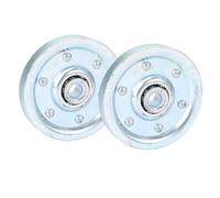 Aoresac Puleggia resistente per porta del garage, 7,6 cm, per cavi da 5/32 | corredo stazionario della ruota del metallo di acity del carico di 200lbs, sistemi universali della porta del garage con il