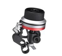 Aoresac Segui la Messa a Fuoco Wireless Portatile con Arresti A/B Morsetto per Asta da 15 Mm Doppio Ingranaggio Leggero per Obiettivi Fotocamere DSLR Lega Nera Regolazione 225°