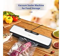 Aoresac Sigillante Vacuomax Compatto per Cibo, 5 ModalitÃ , 125W, Argento