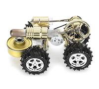 Aoresac Stirling Modello Motore Giocattolo Auto - Lega di Zinco Fisica Scienza Esperimento Kit con Lampada