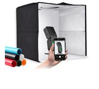 Aoresac Studio Fotografico Compatto con Tenda Luminosa a LED per Fotografia di Prodotti, Perline per Lampada da 180 Pezzi, 10 Livelli di Regolazione, Alimentato Tramite USB, Adatto Foto Gioielli e (L)