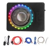 Aoresac Subwoofer Sotto il Sedile 10 Pollici per Camion, Barca, Amplificatore Ad Alte Prestazioni Incluso