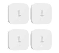 Aoresac Termometro Igrometro Dispositivo di Monitoraggio in Tempo Reale con Collegamento Intelligente per la Regolazione 'umidità Domestica, Collegato Agli Umidificatori, Promemoria per la (4)