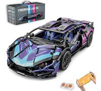 AoreSpty Macchina Telecomandata per Bambini e Adulti, Modellismo da Costruire Auto 1:14, 825 Pezzi, Macchina Radiocomandata con App e Luci LED, Regalo Bambino 10 Anni Maschio