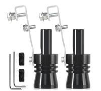 Aoreun 2 Pcs Fischio del Tubo di Scarico, Turbo Sound Auto tubo terminale di scarico Valvola Blow, Turbo Sound Whistle per Tubo di Scarico Whistle È un Accessorio Ideale per Veicoli Modificati