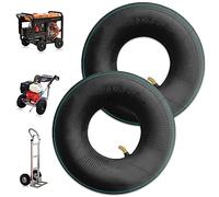 Aoreun Camera d Aria Carriola, 2 Pezzi Pneumatici della Camera d'Aria piegati Pneumatico della valvola dell'Aria Camera d Aria per Carrello Camera d Aria Carriola (4.10/3.50-4)