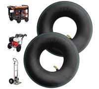 Aoreun Camera d Aria Carriola, 2 Pezzi Pneumatici della Camera d'Aria piegati Pneumatico della valvola dell'Aria Camera d Aria per Carrello Camera d Aria Carriola (4.10/3.50-6)