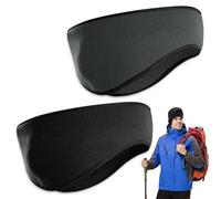 Aoreun Fascia per Gli Sport Invernali, 2 Pezzi Fascia per Capelli Sport Invernale Scaldaorecchie in pile Fascia Testa Paraorecchie per Protezione delle Orecchie negli Sport Invernali all'Aperto