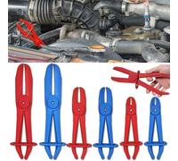 Aoreun Set di 6 Pinze Stringitubo per Tubi Flessibili, Fascette per Freni e Carburante, Kit per Tubi di Raffreddamento