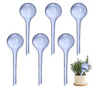 Aoreun Sfere per Irrigazione, 6 Pezzi Dosatori d’acqua per Piante da Vaso 27.5 * 8cm Globi per Irrigazione Automatica di Piante per Vasi e Piante, Fiori e Bonsai (Blu)