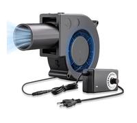 Aoreun Ventilatore radiale da 12 V, 220 V, ventola di raffreddamento con regolatore di velocità, ventola di raffreddamento DC 3 - 12 V, ventola di raffreddamento per la ventilazione di sostituzione