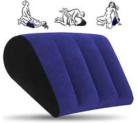 Aorgasms Cuscino Sessuale Cuscino a Cuneo - Cuscino Gonfiabile del Sesso Giocattoli del Sesso Per Coppie Posizioni Sessuale Cuscino per Gioco del Sesso Arredamento Erotico per Donne Coppie (Blu)