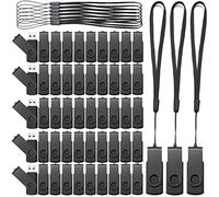 Aoriher Confezione da 50 unità flash USB 2.0 alla rinfusa, portatili USB con cordini, unità flash girevoli per l'archiviazione dei dati della scuola dell'ufficio (nero, 2 GB)